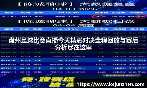 盘州足球比赛直播今天精彩对决全程回放与赛后分析尽在这里